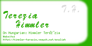 terezia himmler business card